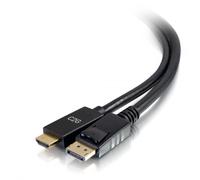 C2G 54433 câble vidéo et adaptateur 1,8 m DisplayPort HDMI Noir