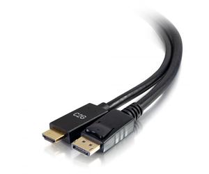 C2G 54433 câble vidéo et adaptateur 1,8 m DisplayPort HDMI Noir