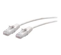 C2G 5ft (1.5m) Cat6a Snagless Unshielded (UTP) Slim Ethernet Network Patch Cable - White - Cordon de raccordement - RJ-45 (M) pour RJ-45 (M) - 1.5 m - 4.8 mm - UTP - CAT 6a - moulé, sans crochet...