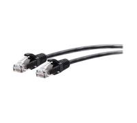 C2G 6ft (1.8m) Cat6a Snagless Unshielded (UTP) Slim Ethernet Network Patch Cable - Black - Cordon de raccordement - RJ-45 (M) pour RJ-45 (M) - 1.8 m - 4.8 mm - UTP - CAT 6a - moulé, sans crochet...