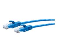 C2G 6ft (1.8m) Cat6a Snagless Unshielded (UTP) Slim Ethernet Network Patch Cable - Blue - Cordon de raccordement - RJ-45 (M) pour RJ-45 (M) - 1.8 m - 4.8 mm - UTP - CAT 6a - moulé, sans crochet -...