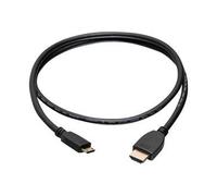 6ft 4K HDMI to Mini HDMI Cable with Ethernet - 60 Hz - M/M - Câble HDMI avec Ethernet - 19 pin mini HDMI Type C mâle pour HDMI mâle - 1.83 m - blindé