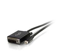 C2G 6ft, Mini DisplayPort - DVI-D 1,8 m Noir - Adaptateurs de câble vidéo (Mini DisplayPort - DVI-D, 1,8 m, Mini DisplayPort, DVI-D, mâle, mâle, Noir)