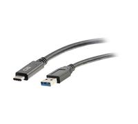 C2G Câble USB‑C vers USB‑A M/M 1,83 m USB 3.2 5 Gbps 3 A Noir