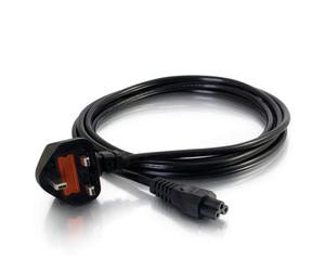 C2G 80603 câble électrique Noir 3 m Coupleur C5 BS 1363