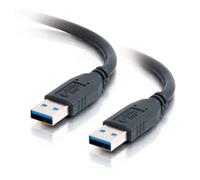 - Câble USB - USB type A (M) pour USB type A (M) - USB 3.0 - 2 m - noir