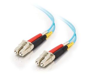 C2G 85554 câble InfiniBand et à fibres optiques 10 m LC OFNR Turquoise