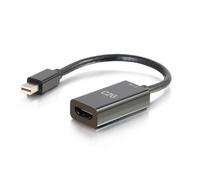 C2G Adaptateur Passif Mini DisplayPort/Thunderbolt 2 mâle vers HDMI Femelle 20 cm - 4K 30 Hz