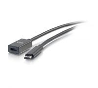 C2G 90 cm Câble de rallonge USB-C vers C 3.1 (Gén 1) mâle cers femelle (5 Gb/s)