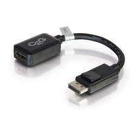 C2G adaptateur convertisseur DisplayPort™ mâle vers HDMI femelle, 20 cm, noir