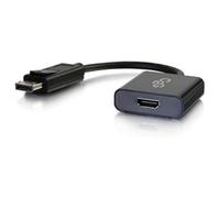 C2G Adaptateur DisplayPort mâle vers HDMI Femelle Actif Noir, 4K Ultra HD DP vers HDMI Compatible avec Apple Mac, Windows, Dell, HP, Epson Projector, NOC, Lenovo, ASUS et Plus Encore
