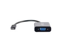 C2G Adaptateur USB-C vers VGA 1920x1200 Noir, USB 3.1 Gen 1, Tension d'entrée 30V, Température Opération 0-50°C, Réf 88843