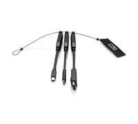 C2G Boucle d?adaptateurs dongle 4K HDMI® universelle avec Mini DisplayPort?, DisplayPort et USB-C® à code couleur, HDMI, Mini DisplayPort, DisplayPort