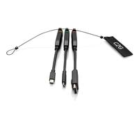 C2G Boucle d'adaptateurs à dongle 4K HDMI® universelle avec code couleur Mini DisplayPort™, DisplayPort, USB-C® et Lightning