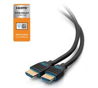 C2G Câble 1,8 m HDMI® Premium, haut débit, série de performance- 4K 60 Hz encastrable dans le mur, certifié CMG (FT4)