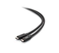 C2G Câble actif Thunderbolt 4 USB-C 2 m (1,8 m) 40 Gbit/s 100 W Vidéo 4K