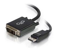 C2G Câble adaptateur DisplayPort mâle vers connecteur mâle DVI-D Single Link de 2 m - Noir