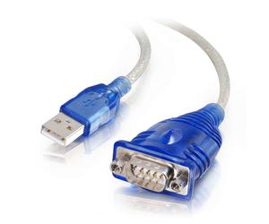 C2G Câble d'adaptateur USB à DB9 série de 0,45 M