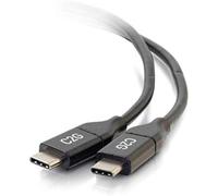 C2G Câble d'alimentation et de Transfert de données USB-C vers USB-C 5 A de 0,9 m Convient pour Une Utilisation avec Galaxy S9/8+, MacBook Pro, iPad Pro, Google Pixel, Chromebook, Nexus, Huawei,