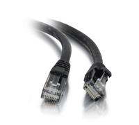 C2G Cat5e Booted Unshielded (UTP) Network Patch Cable - Cordon de raccordement - RJ-45 (M) pour RJ-45 (M) - 10 m - UTP - CAT 5e - moulé, sans crochet, bloqué - noir