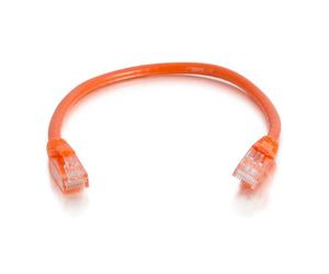 C2G Câble de raccordement réseau Cat6 avec gaine non blindé (UTP) de 1 M - Orange
