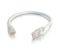 C2G Câble de raccordement réseau Cat6 avec gaine non blindé (UTP) de 2 M - Blanc