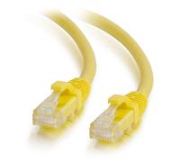 C2G Cat6 Booted Unshielded (UTP) Network Patch Cable - Cordon de raccordement - RJ-45 (M) pour RJ-45 (M) - 2 m - UTP - CAT 6 - moulé, sans crochet, bloqué - jaune