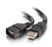 C2G Câble d'extension USB 2.0 A mâle vers USB 2.0 A femelle Noir 2 m