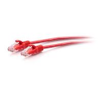 C2G Câble Ethernet ultra flexible CAT6A 1,5 m Idéal pour routeur, modem, Internet, box WiFi, Xbox, PS5, Smart TV, Sky Q, caméra IP Rouge