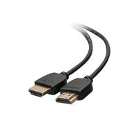 C2G Câble HDMI Type-A 6ft – Ultra flexible haute vitesse, connecteurs profil bas