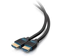 C2G Câble HDMI Performance Series ultra flexible haute vitesse de 6,1 m - 4K 60 Hz pour montage encastré, certifié CMG (FT4)