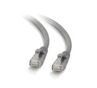 C2G Câble Réseau Cat5e U/UTP 5m Gris - Connecteurs RJ-45 Mâle à Mâle, Gaine PVC, Conforme Normes TIA/EIA, Poids 176g