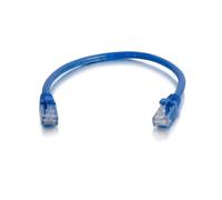 C2G Câble Réseau Cat6 U/UTP 1m Bleu - Connecteurs RJ-45 Mâle Plaqué Or - AWG24 - Bande Passante 550 MHz - Référence 83386