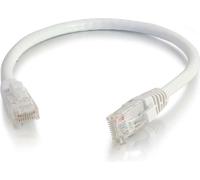 C2G câble réseau patch 0,5 m Cat6 non blindé et gainé (UTP), couleur blanche - câble réseau (couleur blanche, 0,5 m, RJ-45, RJ-45, Cat6)