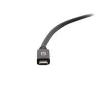 C2G Câble USB-C mâle vers USB-A mâle 28874 – USB 3.2 Gen 1 5 Gbit/s 0,15 m Noir