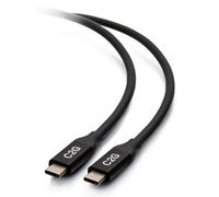 C2G Câble USB-C® mâle vers USB-C mâle (20 V 5 A) 1 m - USB4® 40 Gb/s, 1,01 m, USB C, USB C, USB4 Gen 2x2, 40 Gbit/s, Noir 28878