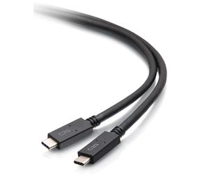 C2G Câble USB-C mâle vers USB-C mâle de 1,8 m (20V 5A) - USB 3.2 Gen 1 (5 Gbit/s)