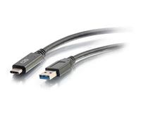 C2G Câble USB-C® vers USB-A SuperSpeed USB 5 Gbits/s M/M de 3 mètres - Noir