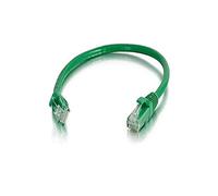 C2G/ Cables To Go 03991 Câble de raccordement réseau Cat6 sans accroc non blindé (UTP), vert (1,82 mètres)