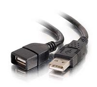 C2G /Cables to Go 52106 Câble d'extension USB 2.0 A mâle vers A femelle Noir 1 m