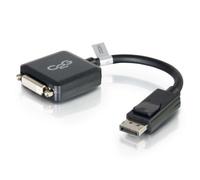 C2G/Cables to Go 54321 8 en Adaptateur DisplayPort vers DVI-D - Mâle vers Femelle Single Link Noir