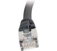 C2G Cat5e Booted Shielded (STP) Network Patch Cable - Cordon de raccordement - RJ-45 (M) pour RJ-45 (M) - 2 m - STP - CAT 5e - moulé - noir G