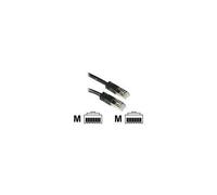 C2G Cat5e Booted Shielded (STP) Network Patch Cable - Cordon de raccordement - RJ-45 (M) pour RJ-45 (M) - 2 m - STP - CAT 5e - moulé - noir