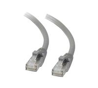 C2G Cat5e Booted Unshielded (UTP) Network Patch Cable - Cordon de raccordement - RJ-45 (M) pour RJ-45 (M) - 5 m - UTP - CAT 5e - moulé, sans crochet, bloqué - gris