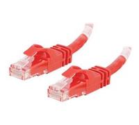 C2G Cat6 Booted Unshielded (UTP) Crossover Patch Cable - Câble inverseur - RJ-45 (M) pour RJ-45 (M) - 2 m - UTP - CAT 6 - moulé, sans crochet, bloqué - rouge G