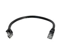 C2G Cat6 Booted Unshielded (UTP) Network Patch Cable - Cordon de raccordement - RJ-45 (M) pour RJ-45 (M) - 1.5 m - UTP - CAT 6 - moulé, sans crochet, bloqué - noir