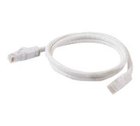 C2G Cat6 Booted Unshielded (UTP) Network Patch Cable - Cordon de raccordement - RJ-45 (M) pour RJ-45 (M) - 1.5 m - UTP - CAT 6 - moulé, sans crochet, bloqué - blanc
