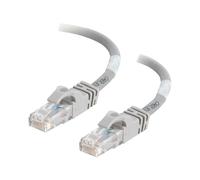 C2G Cat6 Booted Unshielded (UTP) Network Patch Cable - Cordon de raccordement - RJ-45 (M) pour RJ-45 (M) - 1 m - UTP - CAT 6 - moulé, sans crochet, bloqué - gris