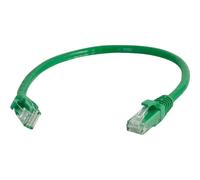 C2G Cat6 Booted Unshielded (UTP) Network Patch Cable - Cordon de raccordement - RJ-45 (M) pour RJ-45 (M) - 1 m - UTP - CAT 6 - moulé, sans crochet, bloqué - vert