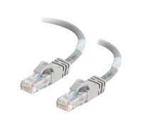 C2G Cat6 Booted Unshielded (UTP) Network Patch Cable - Cordon de raccordement - RJ-45 (M) pour RJ-45 (M) - 3 m - UTP - CAT 6 - moulé, sans crochet, bloqué - gris
